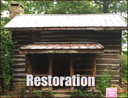 Historic Log Cabin Restoration  Hart County, Kentucky